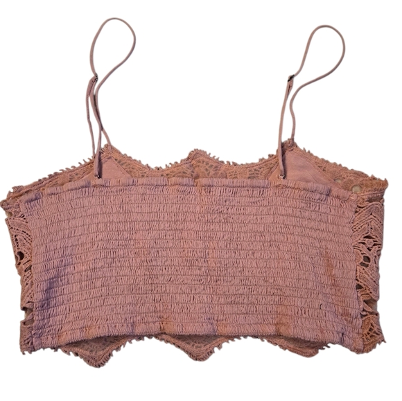 Free People NWOT FP One Athena Bralette  Smoke Rose Pink - Picture 3 of 6